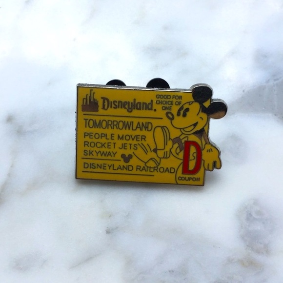 Disney Accessories - Disneyland D Ticket Pin